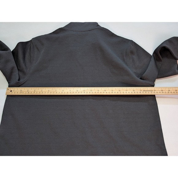 Michael Kors Men's NWT Black 1/4 Zip Pullover Sweatshirt Size Large $145 MSRP - Picture 11 of 12